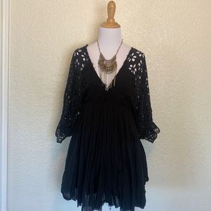 Baby doll style boho dress